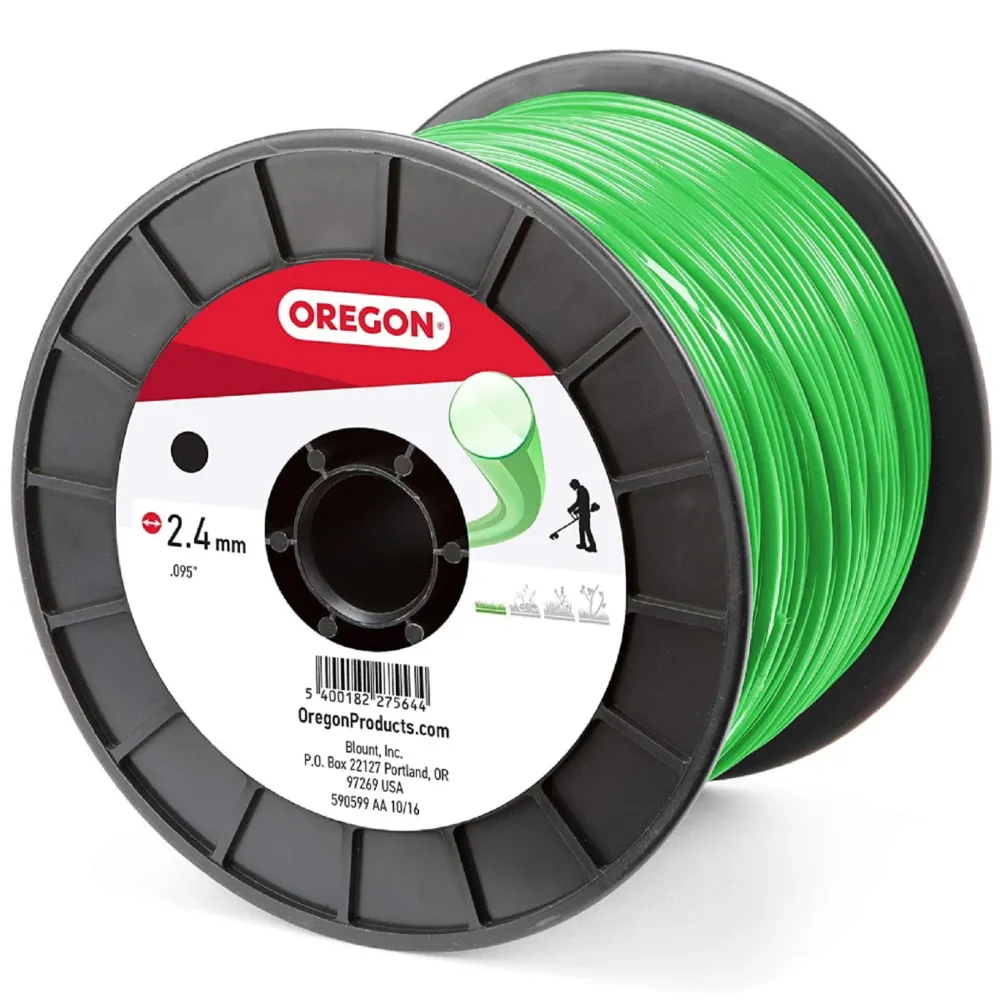 Cerniera Doppio Perno Oregon 69-365 Round String Trimmer Line .095 . Spool 866 Ft. 3 LB