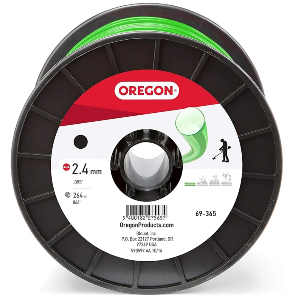 Cerniera Montaggio Rapido Oregon 69-365 Round String Trimmer Line .095 . Spool 866 Ft. 3 LB
