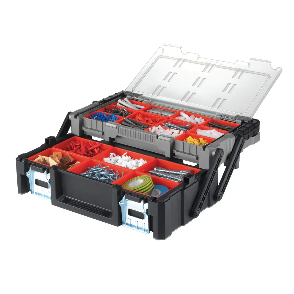 Keter 237006 Cantilever 18" Compatto Parts Organiser Work Tool Box