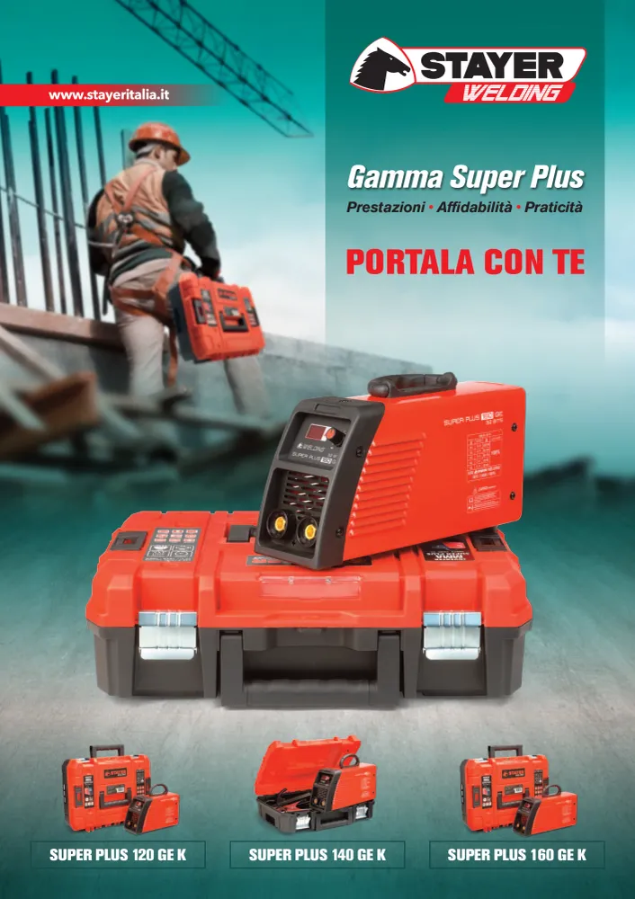 STAYER Super Plus 160 GE K inverter welding machine Online Focoso Sale