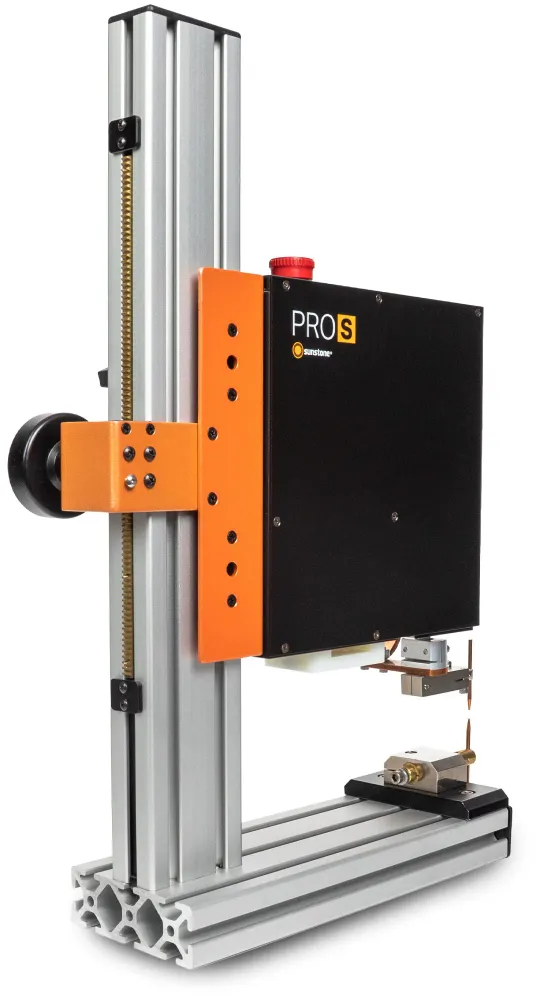 Sunstone Pro-S Servo Weld Head Built- Displacement and Force Monitoring Acciaio Inox AISI 304