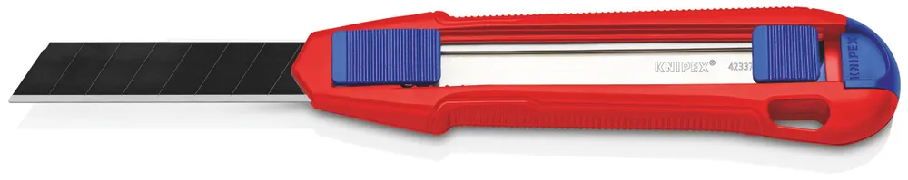 KNIPEX Coltello multiuso con impugnatura magnesio e 3 lame, 18 mm, Lunghezza complessiva: 165 mm