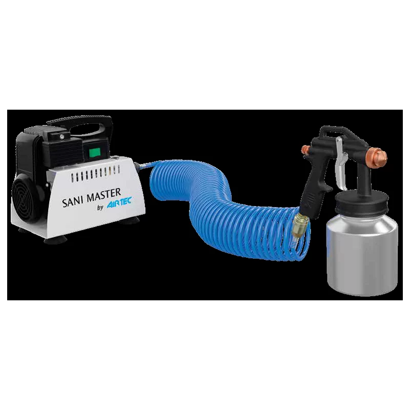 Compressore mini-professionale - portatile - con accessori (tubo e pistola)