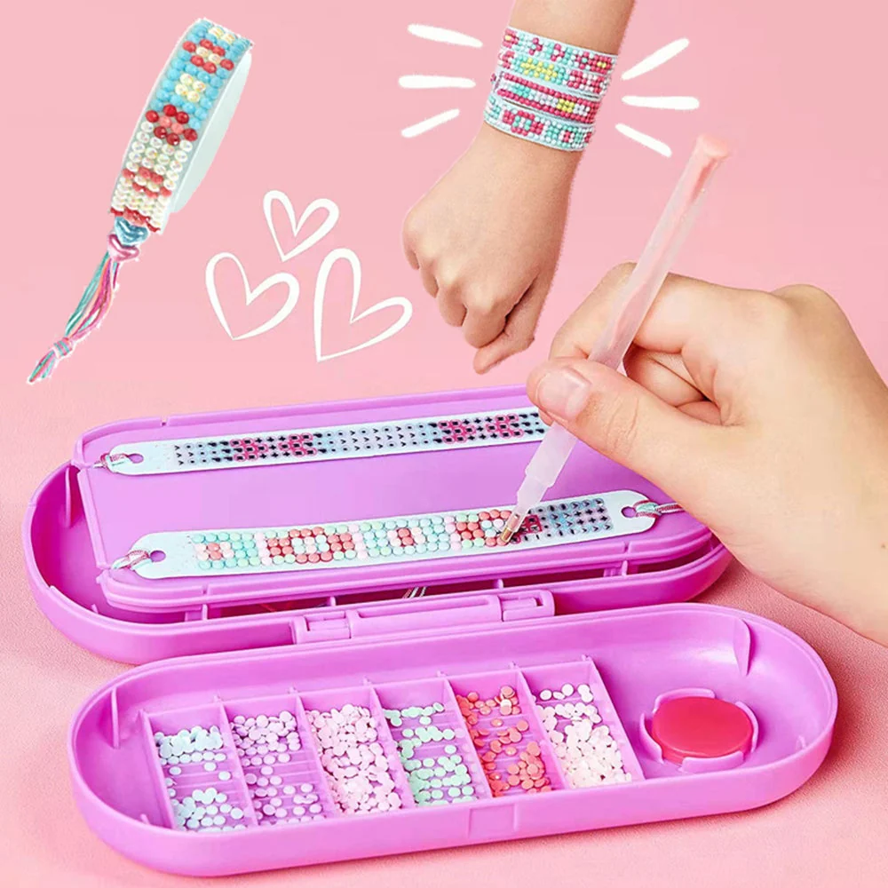 Diamond Painting™ - Crea il tuo braccialetto - Braccialetto fai da te per bambini