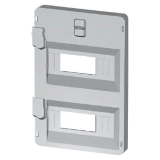 Gewiss GW44853 - PANNELLO FRONTALE FINESTRATO 14 MODULI QUADRI 316X396 - GRIGIO RAL 7035