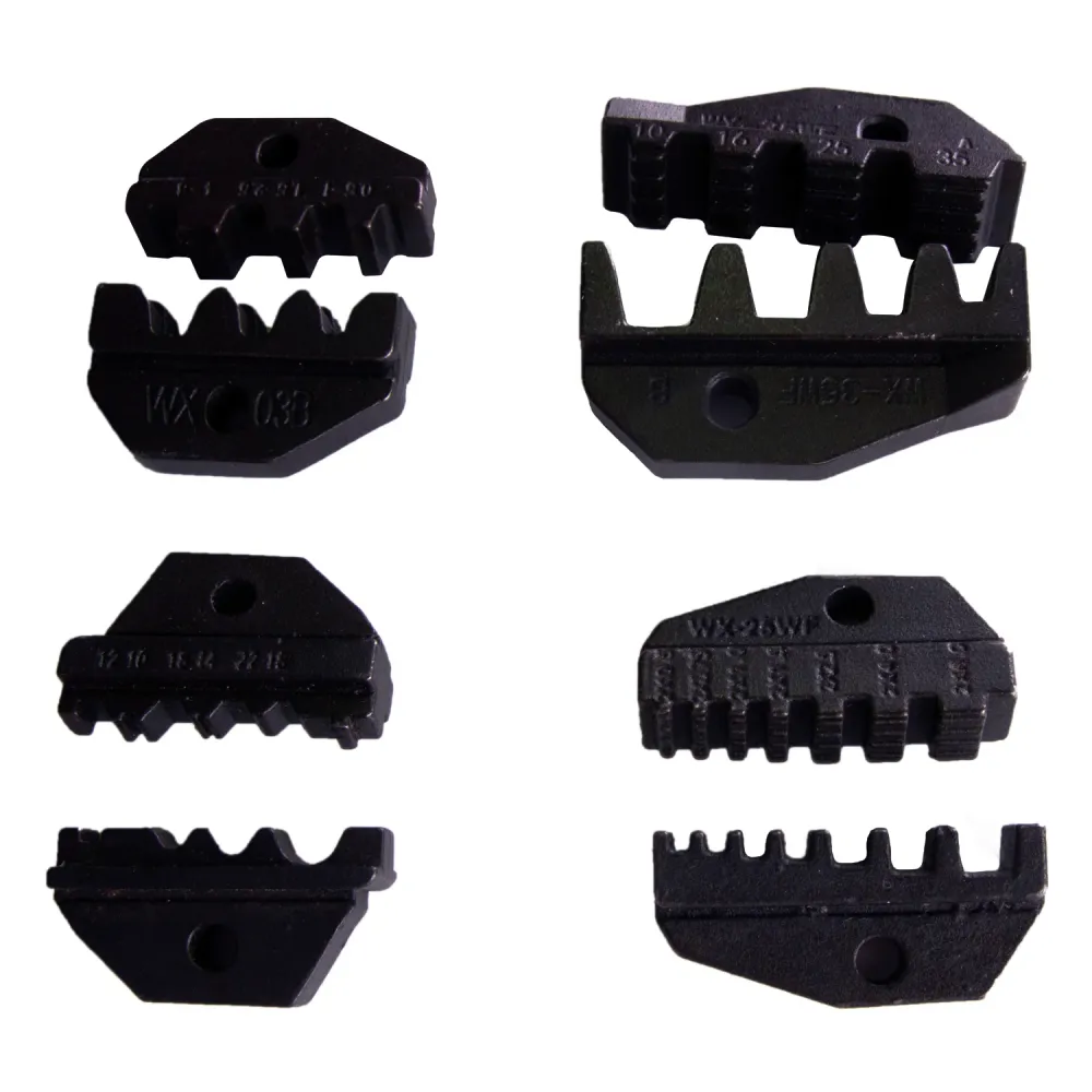 Set di pinze per capicorda con 5 inserti