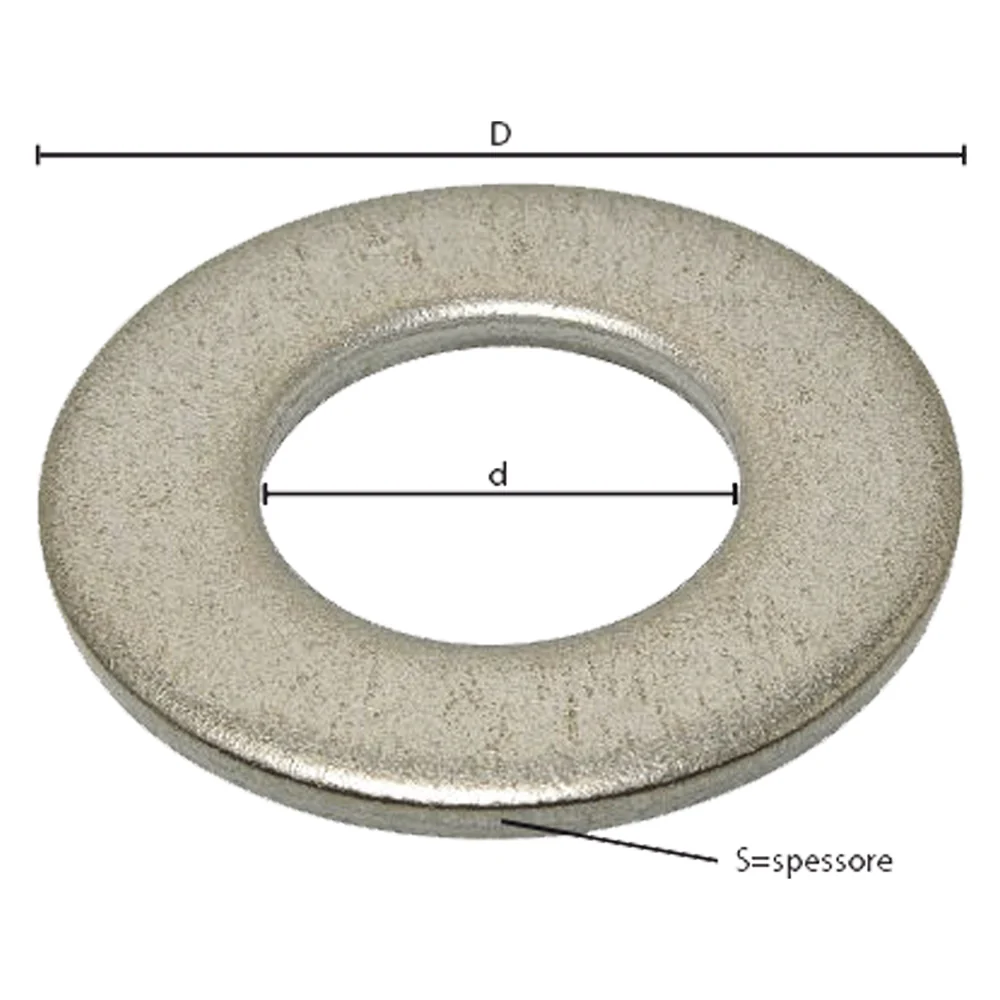 Rondella Piana Comune M 27 - 4,3 X 50 X 28 Mm COD. 402346