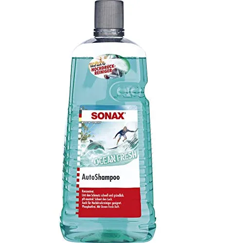 SONAX sapone per auto Ocean-Fresh (2 litri) penetra nello sporco e lo e lo...