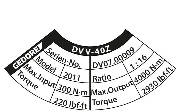 Moltiplicatore di coppia GEDORE DVV-40Z 4000 Nm 1 ″ ( 4000881692 )