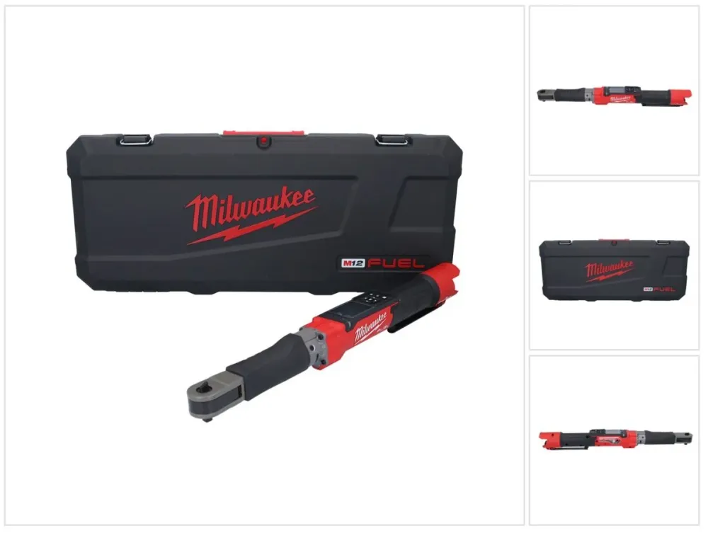 Milwaukee M12 ONEFTR38-0C Chiave dinamometrica digitale batteria 12 V 135,6 Nm 3/8″ ( 4933464966 ) Senza spazzole + custod...