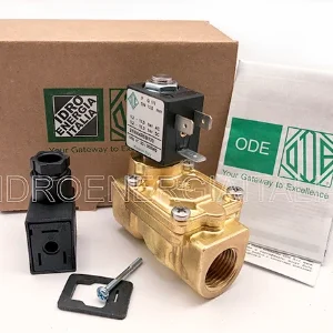 Elettrovalvola acqua 1/2 24vcc, nbr, buna, n.c., ode 21WA4R0B130 24vcc, LBA 5W 24vdc ED100, 24vcc,