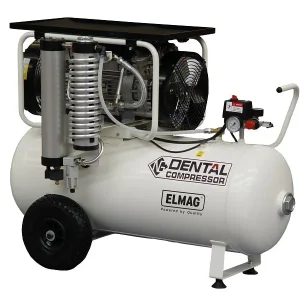 Siringa per Aria Compressore dentale ELMAG 480/8/90W - mobile EXTREME 4V 90L 2 50CV senza essiccatore 21116
