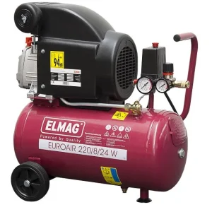 Compressore ELMAG EUROAIR 220/8/24 W 10006 con valvola di spurgo automatica