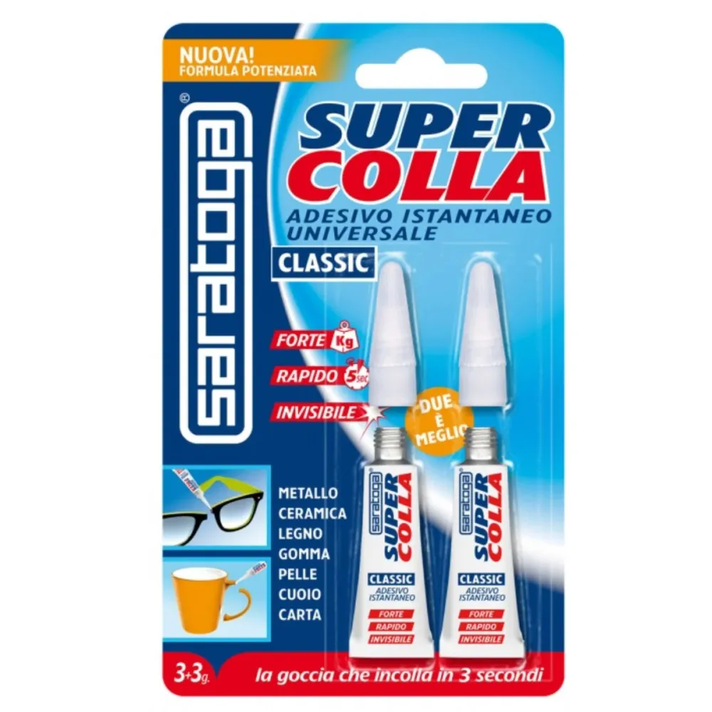 Saratoga SuperColla Bis - Adesivo rapido 2x2g