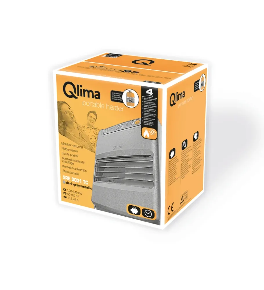 Stufa Combustibile Liquido Sre 0031 Tc- - Cm.37X29,9X42,9H. - Peso Kg.8 - 1 Pezzi Qlima