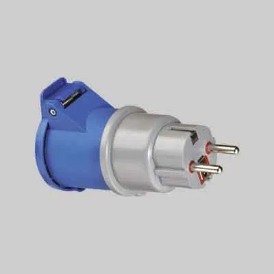 ADATTATORE INDUSTRIALE SPINA SCHUKO 10 2P+T 220V. Prezzo per Pezzo.