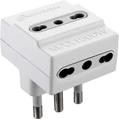 ADATTATORE TRIPLO 16 2P+T - prese 10/16A 2P+T pz. 1. Prezzo per Pezzo.