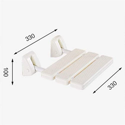 AGWa Doccia Chair montaggio/parete ergonomico bagno sgabello/Folding la doccia Seat/disabili, anziani, donne gravidanza/ca...