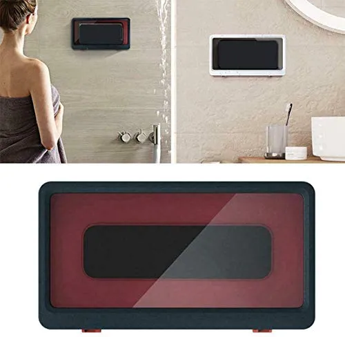 Gadget superbo per il divertimento del bagno, custodia per telefono parete Supporto per telefono impermeabile Bagno WC, an...