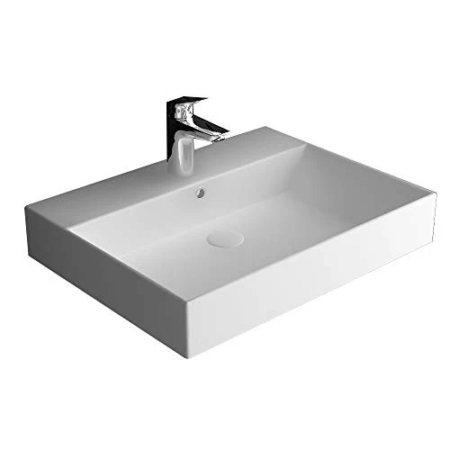 Lavabo ceramica con rubinetto Hansgrohe I set completo di rubinetto per lavabo, design senza tempo per il bagno degli ospi...