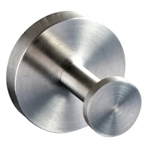 Ambrosya® | Scaldasalviette Esclusivo Acciaio Inox | Asciugamano Gancio Appendiabiti (Acciaio Inossidabile (Spazzolato))