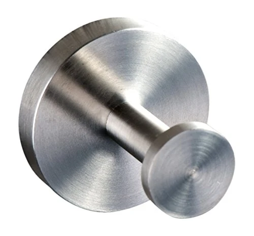 Ambrosya® | Scaldasalviette Esclusivo Acciaio Inox | Asciugamano Gancio Appendiabiti (Acciaio Inossidabile (Spazzolato))