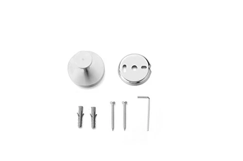 Ambrosya® | Scaldasalviette Esclusivo Acciaio Inox | Asciugamano Gancio Appendiabiti (Acciaio Inossidabile (Spazzolato))