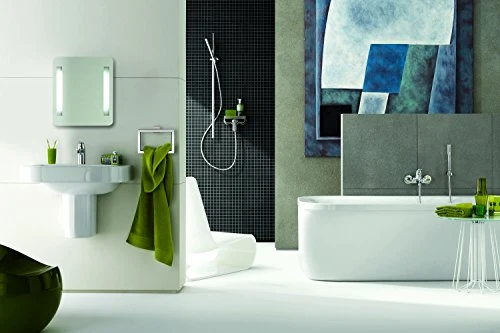 Ambrosya® | Scaldasalviette esclusivo acciaio inox | Bagno Supporto Staffa Asciugamano Portasciugamani Anello Toilette (Ac...