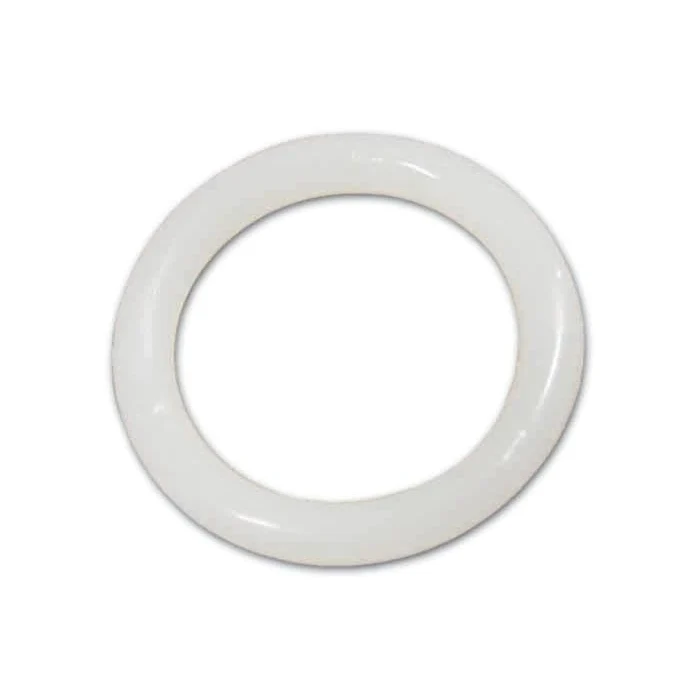 Anello Tubolare per Scorritenda Moplen Pieno Bianco 22X30 mm conf. 250 Pz