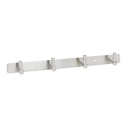 Appendiabiti Acciaio inox come Gancio singolo o una striscia di ganci con 4/6/8 ganci Appendiabiti Ganci da parete Appendi...