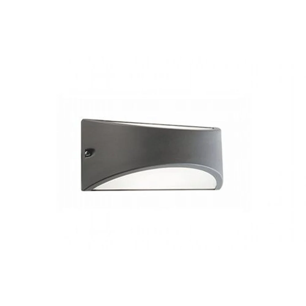APPLIQUE LED LHASA 10 W - cm 22 x 10 x 10 grigio