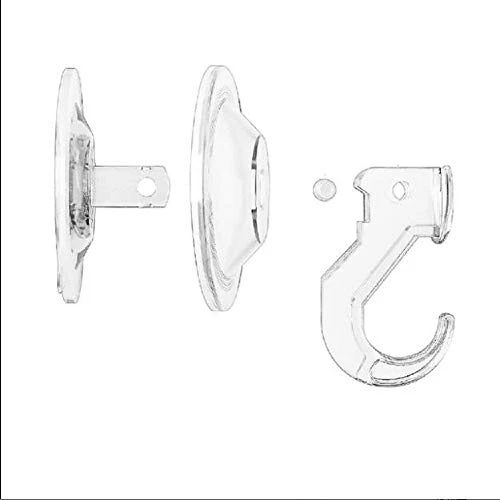 JINXM 4 Pezzi Ventose con Gancio Ganci Ventosa Resistenti per Bagno Gancio Ventosa Forte Senza Trapano Ventose Arredi Casa