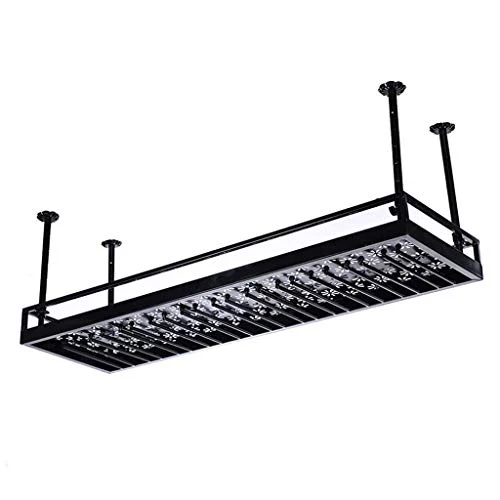 KELITINAus Cremagliera Della Bottiglia Di Vino Soffitto Rack Goffratura Processo Calice Calici Rack, Retro Bar Decorazioni...