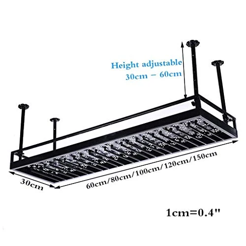 KELITINAus Cremagliera Della Bottiglia Di Vino Soffitto Rack Goffratura Processo Calice Calici Rack, Retro Bar Decorazioni...