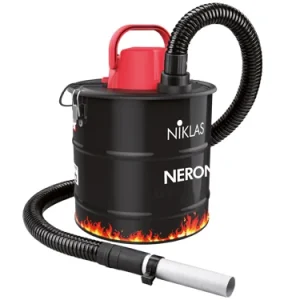 Aspiracenere Niklas Nerone 18 Lt. - Filtri - Motore. Prezzo per Pezzo.