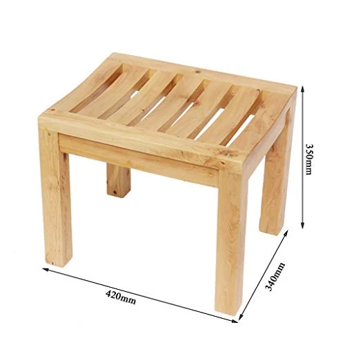 AYHa Bagno Sgabello Cedar Bench spogliatoio Sgabello Piazza pranzo sgabello da bagno Sgabello con impermeabile Slat Tipo S...