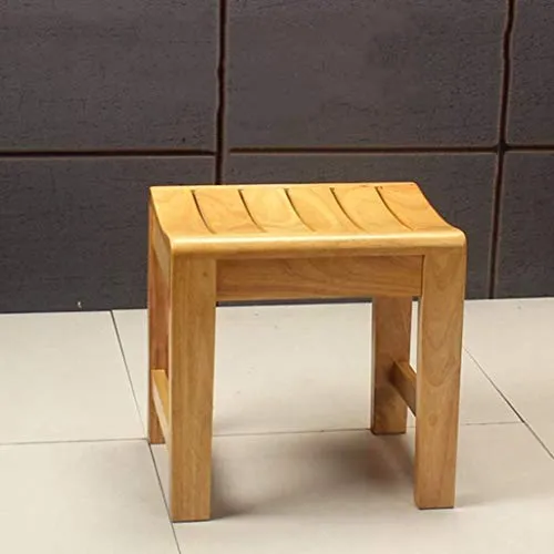 AYHa Bagno Sgabello impermeabile anti-corrosione poggiapiedi Essentials Anziani Arredo Bagno,Beige,40 * 30 * 40cm