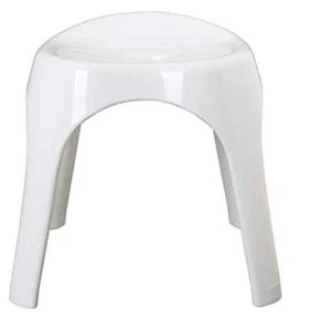AYHa Bagno Sgabello polipropilene plastica Bagno Doccia Sgabello Sgabello muro sedia muro Sgabello,bianca