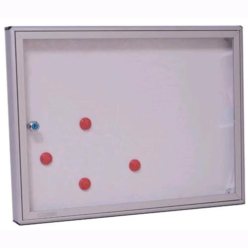 BACHECA Magnetica alluminio per AVVISI 60X45H cm MAURER SILVER