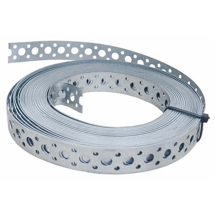 Banda Forata Acciaio Prezincato Larghezza 17 mm Lunghezza 10 Mt