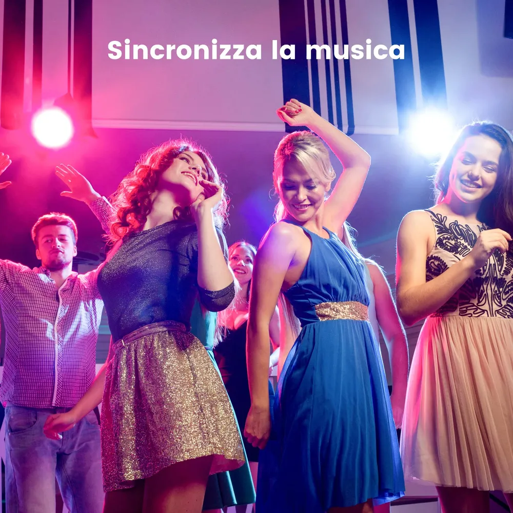 Beaeet Striscia LED 10 Metri,Strisce LED Colorati Dimmerabile con Controller Bluetooth Musica Sincronizza la Adatto per In...