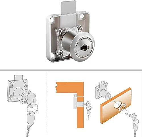 BETOY Serratura Cassetto Locks Adatto per armadietti, per porte, cassettiera, per armadietti e cassetta della posta, confe...