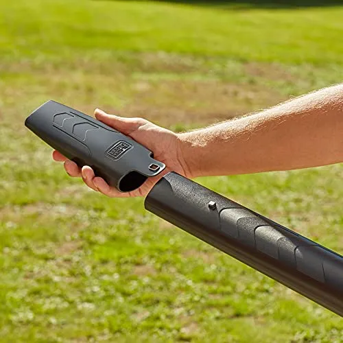 Black+Decker Beblv301 Soffiatore Elettrico, Trituratore, Aspiratore Foglie Capacità Di Raccolta 72 Litri, 3000 W, Nero Ara...