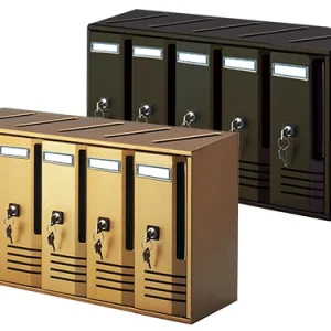 Blocchiere verticali per posta Alubox Cubo. Prezzo per Pezzo.