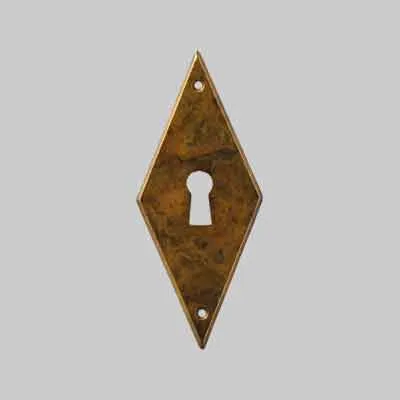 BOCCHETTA PER MOBILI '8044/8039' VR mm 28x55 - Patinato antico. Prezzo per Pezzo.