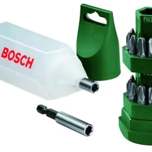 Bosch 2607019503 Set Misto, Inserti Avvitamento Bittone, 25 Pezzi
