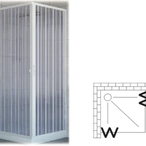 Box doccia Brixo PVC Delfino H 185 cm. Prezzo per Pezzo.