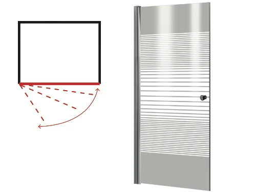 Box Porta doccia Brixo Peonia H 190 cm. Prezzo per Pezzo.