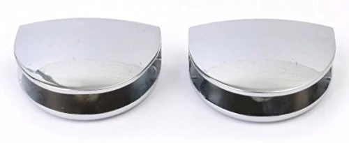 Ripiano vetro con angoli curvi, per bagno, cucina e camera da letto, 3 dimensioni: 300 mm, 400 mm e 500 mm, e 3 colori: tr...