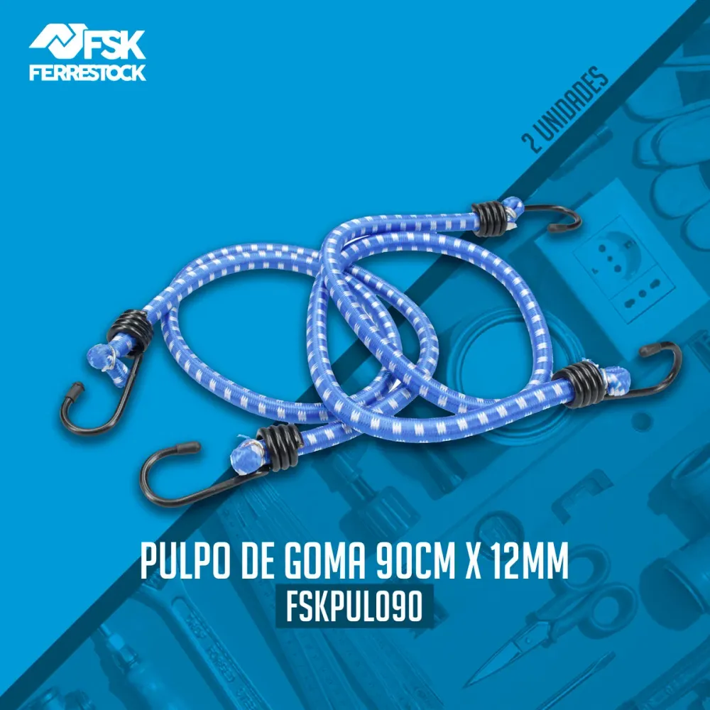 Bungee cord Ferrestock 90 cm x 12 mm (2 Unità)